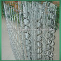 HESCO wire cage rock wall